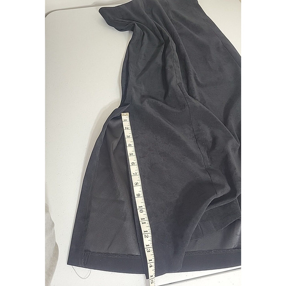 Croft & Barrow Black Straight Side Slit Career Casual Midi Skirt Women's Size 10 - Picture 7 of 11